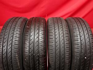 中古タイヤ 155/65R13 73S 4本セット ヨコハマ ブルーアース YOKOHAMA BLUEARTH 9分山★n13 ザッツ ルークス ヴィヴィオ MRワゴン パレット