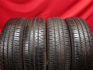 中古タイヤ 165/60R15 77H 4本セット ダンロップ エナセーブ EC204 DUNLOP ENASAVE EC204 9分山★n15 ハスラー デリカミニ D2 ソリオ