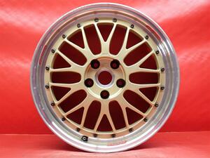 単品 中古ホイール 1本 鍛造 軽量 BBS LM LMP080 8J 18インチ PCD114.3 5穴 +40 ハブ82 ja18