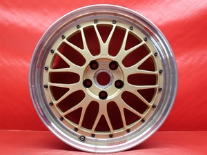 単品 中古ホイール 1本 鍛造 軽量 BBS LM LMP080 8J 18インチ PCD114.3 5穴 +40 ハブ82 ja18