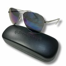 《良品◎》VONZIPPER ボンジッパー★ FARVA ファーバ*サングラス*メガネ*眼鏡*シルバー(AC1066)◆S60_画像1