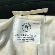 《オススメ◎》LOST DESSAU&CO ロストデッサウアンドコー ナノユニバース★メルトンウールジャケット*ブラック*サイズ46(MW2333)◆S80_画像6