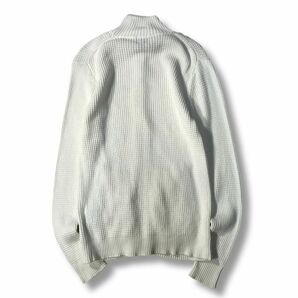 《良品◎》Calvin Klein カルバンクライン★コットン*ドライバーズニットジャケット*アイボリー*サイズM(MA6159)◆S80の画像2