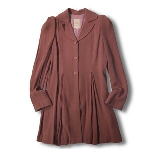 { recommended *}Sybilla Sybilla * retro design * long jacket * blaser * purple * size 40(LA1661)*S80