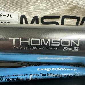 ★Thomson(トムソン) ELITE X4 STEM 31.8 +-0° 130mm★の画像4