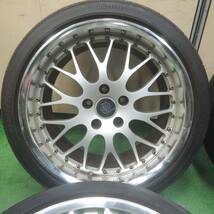 *送料無料* バリ溝！8.5分★LINEA SPORT 235/40R18 265/35R18 ダンロップ LE MANS LM703 リネアスポーツ PCD114.3/5H★4020201SYノ_画像2