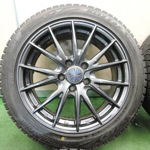 *送料無料* バリ溝！20年！キレイ！9.5分★スタッドレス 225/45R17 ブリヂストン ブリザック VRX2 VELVA SPORTZ PCD114.3/5H★4030101TNスの画像2