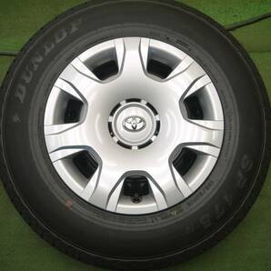 *送料無料* 新車外し！23年★トヨタ 200系 ハイエース 純正 スチール 195/80R15 107/105N ダンロップ SP175N PCD139.7/6H★4022804Hノの画像4