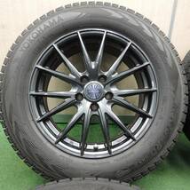 [送料無料] バリ溝！9.5分以上★スタッドレス 225/65R17 ヨコハマ アイスガード G075 weds VELVA SPORTZ SUV PCD114.3/5H★4011901TNス_画像2