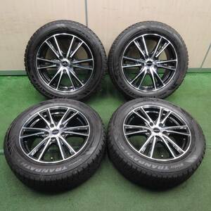 *送料無料* バリ溝！キレイ！9.5分★スタッドレス 215/60R17 トーヨー ウインター トランパス TX Laffite PCD114.3/5H★4030502TNス