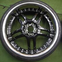 *送料無料* バリ溝！22年！ほぼ10分★ドンコルレオーネ DW398 245/30R22 ATR SPORT ファルケン FK453 PCD114.3/5H★4030504Hノ_画像5