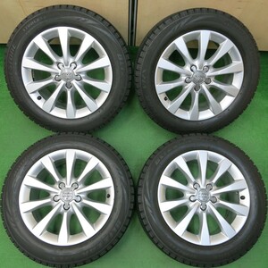 *送料無料* バリ溝！キレイ！8.5分★アウディ A6 純正 225/55R17 スタッドレス ブリヂストン ブリザック VRX PCD112/5H★4030802イス