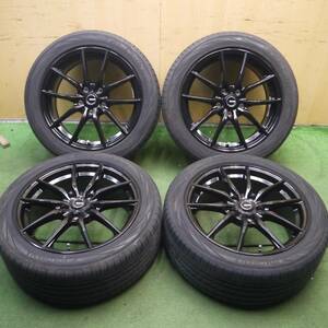 *送料無料* バリ溝！20年！キレイ！9.5分★G.Speed 215/50R17 ヨコハマ ブルーアース RV-02 Gスピード 17インチ PCD114.3/5H★4031101Hノ