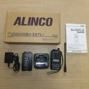 [送料無料] キレイ 現状品★アルインコ ALINCO デュアルバンド 144/430MHz FM 5W トランシーバー DJ-S57LA★