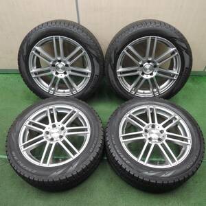 *送料無料* バリ溝！綺麗！8.5分★ベンツ等 EUROTECH 235/50R18 スタッドレス ピレリ アイスアシンメトリコ PCD112/5H★4030502NJス