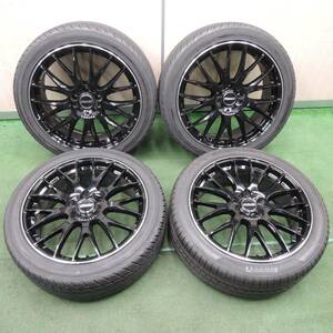 *送料無料* バリ溝 21年 綺麗 9.5分★RAYS HOMURA 2X9PLUS 225/45R19 ヨコハマ AVID ENVigor ピレリ P1 レイズ PCD114.3/5H★4030505NJノ