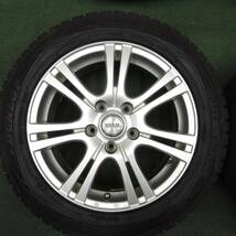 *送料無料* バリ溝！キレイ！9.5分★スタッドレス 205/55R16 ダンロップ ウインターマックス WM01 REVERLINE PCD114.3/5H★4031401TNス_画像5