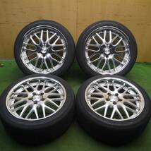 *送料無料* キレイ★WORK Lanvec LM1 225/45R18 ヨコハマ BluEarth-GT AE51 ワーク ランベック PCD114.3/5H★4031315Hノ_画像1