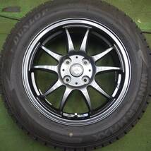 *送料無料* バリ溝 23年 綺麗 ほぼ10分★スタッドレス 185/65R15 ダンロップ ウインターマックス WM02 ESTROSA PCD100/4H★4032213Hス_画像5