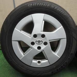 *送料無料* 4本価格★トヨタ 30系 プリウス 純正 195/65R15 ブリヂストン エコピア EP25 15インチ PCD100/5H★4031605HAノの画像3