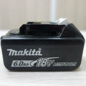 [送料無料] 美品☆マキタ Makita 純正 Li-ion バッテリー BL1860B 6.0Ah 18V 雪マーク インパクト DIY 電動 工具 充電☆