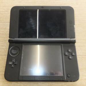 [送料無料] ジャンク★任天堂 NINTENDO ニンテンドー3DS LL ブラック　Lexar SDHCカード 4GB　セット★