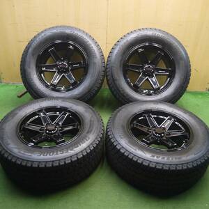 *送料無料* バリ溝 21年 綺麗 9.5分★スタッドレス 265/65R17 ブリヂストン DM-V3 KEELER TACTICS キーラー PCD139.7/6H★4032604Hス