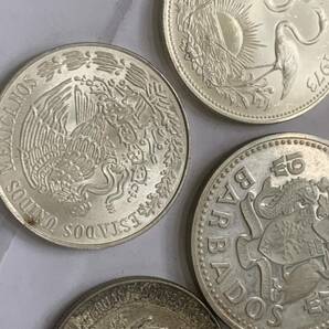 海外銀貨まとめ silver シルバー外国 硬貨 銀貨 古銭 シルバーコイン 計315gの画像6