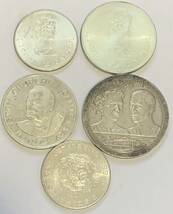 コイン メダル モントリオール メキシコペソ チャーチル イギリス 銀貨 202g_画像2