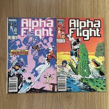 Alpha Flight アメコミリーフ 2冊セット アルファフライト MARVEL COMICS マーベルコミックス Avengers X-Men アベンジャーズ 洋書 英語_画像1