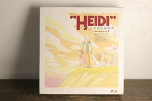 * Heidi, Girl of the Alps LD memorial BOX 1 7 sheets entering LD-BOX almost disk unopened laser disk anime Ma2514*