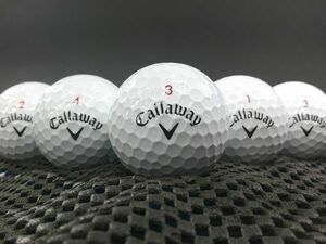 [B2H-13C] Callaway CHROME SOFT ＆X LS 混合 2022年モデル ホワイト 25球 キャロウェイ ロストボール