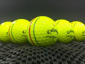 [C1I-02C] Callaway CHROME SOFT X LS 2022年モデル Triple Track イエロー 30球 キャロウェイ トリプルトラック ロストボール