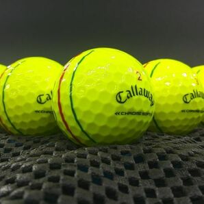 [C1I-05C] Callaway CHROME SOFT 2022年モデル Triple Track イエロー 30球 キャロウェイ トリプルトラック ロストボールの画像1