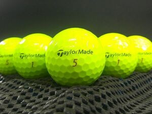 [C1D-07C] Taylormade TP5X 2021年モデル イエロー 25球 テーラーメイド ロストボール