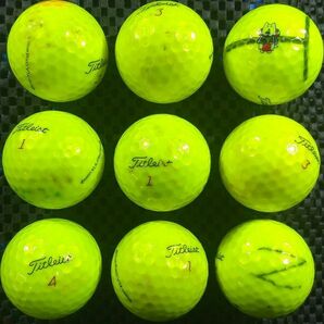 [C2E-01C] Titleist PRO V1X 2021年モデル イエロー 30球 タイトリスト ロストボールの画像5