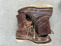 50's〜60's REDWING 刺繍犬タグアイ リッシュセッターレッドウィング超希少 1950s~ vintage877アイリッシュセッター レザーブー ) 28cm_画像3