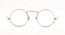 1920年代 American Optical AO CORTLAND アメリカンオプテイカル コートランド 12K GF 白金張 ラウンド 丸メガネ クリップオン A1507_画像4