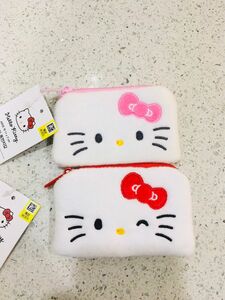 韓国ダイソー限定 DAISO キティちゃん　ポーチ2点セット