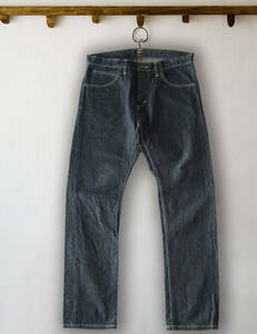 made in Japan! Lee リーLM9611 101 プロジェクトナロー PROJECT Regular narrow jeans denim pants blue selvedge dark blue indigo W33