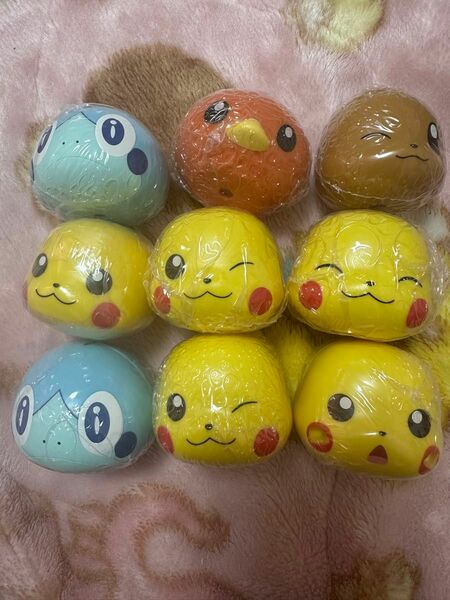 ポケモン　カプキャラ　アチャモ　ピカチュウ　イーブイ　メッソン