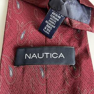 NAUTICA(ノーティカ) ワインレッド涙ネクタイ