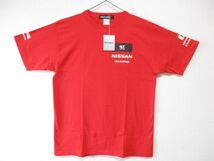 送料無料 未使用 NISMO 日産 GT-R 本山哲/B.トレルイエ スーパーGT 2009年 チーム Tシャツ レッド サイズＬＬ_画像1