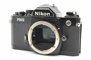 Nikon ニコン New FM2 Black 35mm SLR Film Camera ブラック フィルム カメラ 黒 TN224165