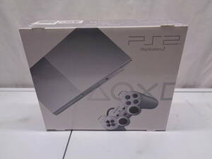 25-5　PS2 本体　PlayStation2　サテン・シルバー　SCPH-90000SS