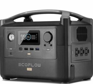 ポータブル電源 RIVER Pro 720Wh 大容量 EcoFlow ポータブルバッテリー 瞬間最大1200W 出力600W