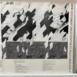 Wire Documents And Eyewitness パンク天国 kbd オリジナル盤 punk 初期パンク power pop mods LP ラフトレード