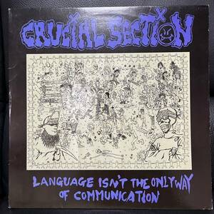 Crucial Section Language Isn't The 〜BLAST! Black Flag ブラック フラッグ VOID poison idea necros siege heresy minor threat