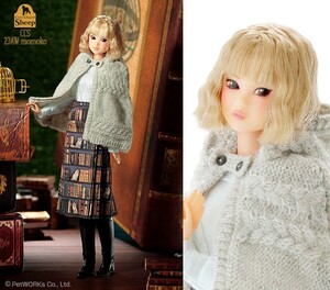 momoko CCS 23aw アウトフィット ニットケープ ブラウス オリジナル本棚スカート 服 洋服 モモコ STOC アウトフィットのみ 送料無料