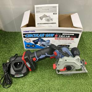 【中古品】HOME TOOL 充電式 コードレス 丸ノコ 丸のこ 10.8V 切り込み深さ25mm DCS-85 ITH50Y28VWTCの画像1